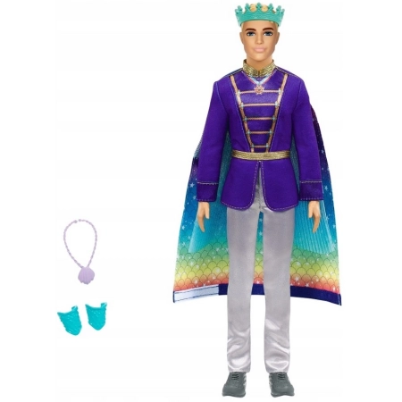 Lalka Ken Barbie Dreamtopia Syrena Przemiana GTF93